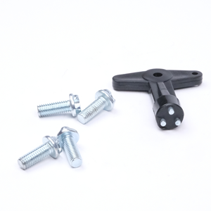 7700422600 Jeu de boulons de capuchon de moyeu de roue en alliage avec clé pour Renault Clio Megane Scenic - Product Image 1