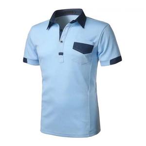 Polo de fabricación de alta calidad totalmente personalizado bordado impreso algodón transpirable hombres polos calle alta Color sólido - Product Image 1