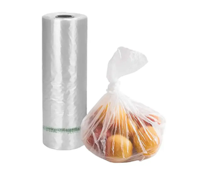 Sacs transparents compostables biodégradables de produit sur le petit pain pour la nourriture, les fruits, et l'usage de supermarché - Product Image 3