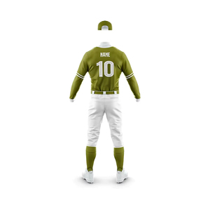 Men's Adult Baseball Uniform Sets 100% <b>Polyester</b> Breathable Quick Dry <b>Shirts</b> Tops Mandarin Collar Half Sleeves Button Fly Pants - Product Image 2
