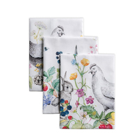 100% pur coton broder cuisine torchon motif gaufré impression personnalisée nettoyage à domicile serviettes de cuisine