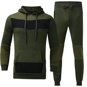 Ensemble de survêtement de style slim fit avec logo personnalisé, survêtement de jogging pour homme de haute qualité, ensemble de survêtement unisexe, sweat-shirt à capuche, survêtement imprimé en relief, OEM - Product Image 3