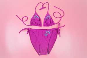 ชุดเดรสเซ็กซี่ประดับลูกปัดสีชมพูชุดบิกินี่ชุดเดรสเซ็กซี่ออกแบบใหม่สำหรับออกข้างนอกชายหาด - Product Image 5