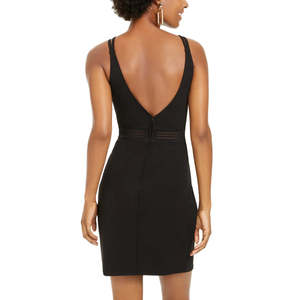 Comodo vestito aderente nero con spalline incrociate City Studios per ragazzi, taglia 13 - con linea vita naturale - Product Image 2