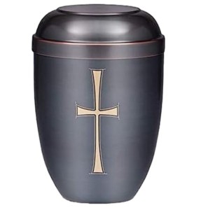 Urnes de crémation en métal en fer artisanal indien pour maison funéraire Urnes funéraires en métal à bas prix pour cendres humaines - Product Image 2