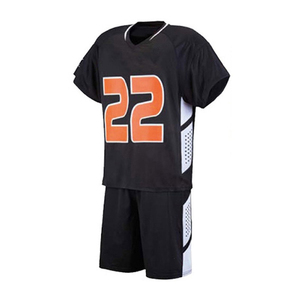 Uniformes de crosse à col en V de haute qualité, vêtements de sport de conception unique - Product Image 6