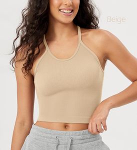 Lot de 3 débardeurs en tricot côtelé pour femmes respirant 82% nylon 18% spandex longueur courte pour l'hiver - Product Image 2