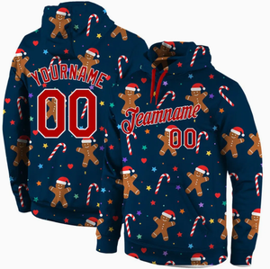 เสื้อฮู้ดกีฬาพิมพ์ลายซับลิเมชันสำหรับผู้ชายผู้หญิงและเยาวชน - Product Image 4