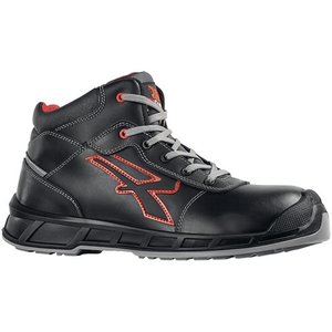 Botas de Seguridad Sting Talla 40 W.11 Negro-Rojo S3S CI FO SR ESD, Calzado de Seguridad Cómodo y Seguro - Product Image 2