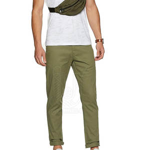 กางเกงชิโน่ผู้ชายสั่งตัดทรงตรง น้ำหนักเบา สไตล์ลำลอง เอวกลาง พร้อมโลโก้และตัวเลือกสีตามสั่ง - Product Image 3