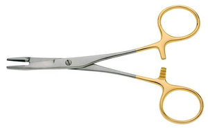 TC Instruments Porte-aiguilles et pinces avec inserts en carbure de tungstène Poignée en or Taux de gros de haute qualité OEM personnalisé - Product Image 4