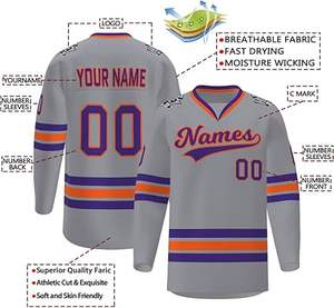 Uniforme de hockey sur glace adulte grande taille le plus populaire Logo personnalisable Design Sleek Sets Style - Product Image 4