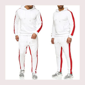 Ensemble de Survêtement d'Hiver Décontracté Zippé Pour Homme, Deux Pièces en 100% Coton, Léger et à Séchage Rapide, Conception Personnalisée et Service OEM - Product Image 2