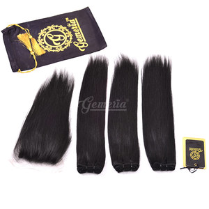 Extensions de cheveux indiens bouclés Tyagi : Cheveux Remy bruts de qualité supérieure, lisses, ondulés, bouclés, en paquets, avec pointes en I, queues de cheval - Product Image 6