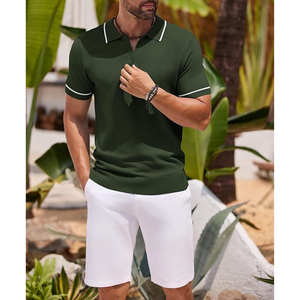 Polos de golf pour hommes Chemise à col à manches courtes à séchage rapide Slim Man T-shirt Polo Summer Casual Styling - Product Image 3