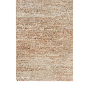 พรมขนสัตว์ถักมือสีเบจน้ำตาลยูเวนูติ สำหรับห้องนั่งเล่น ห้องโถง รูปทรงสี่เหลี่ยมผืนผ้า สีพื้น ดีไซน์แบบจิ๊กซอว์ สำหรับวัยรุ่น - Product Image 4