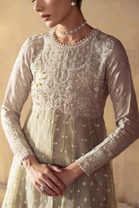 Vêtements indiens pakistanais de qualité supérieure, robe de soirée en mousseline de soie 3 pièces pour femmes, dernier design, robes de mariée à la mode pour dames - Product Image 5