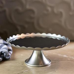 Soporte de pastel de aluminio hecho a mano moderno Decoración única para el hogar para mesas de postre y banquetes - Product Image 3