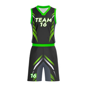 Kit d'uniforme de basket-ball haute performance ensemble personnalisé à séchage rapide avec numéro de nom de joueur et options de logo d'équipe - Product Image 2
