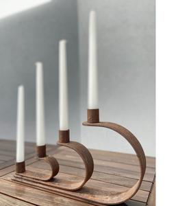 Juego de diseño único de 3 candelabros antiguos de diseño medio redondo de decoración de boda de alta calidad - Product Image 5