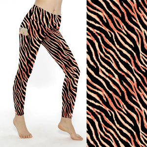 Pantalons de yoga élastiques pour femmes de qualité supérieure, leggings en spandex conçus sur mesure, extensibles dans les quatre sens, vêtements de sport OEM en gros - Product Image 2