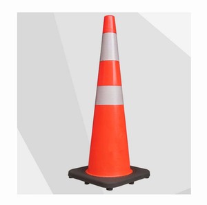 Cono DE TRÁFICO DE PVC reflectante naranja de 700mm de Pakistán, PC portátil, instalaciones de advertencia de carretera, cono de tráfico de 70cm - Product Image 1