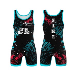 Vente en gros de singulet de lutte personnalisé nouveauté vêtements de lutte en spandex par sublimation singulet de lutte pour hommes en vente - Product Image 6