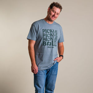 Camiseta personalizada de Pickleball con cuello redondo para hombre, camisetas de Pickleball de manga corta de secado rápido de alta calidad, camisetas deportivas personalizadas OEM - Product Image 2