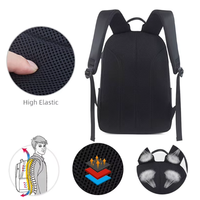 Sac à dos de voyage pour ordinateur portable BEARKY, idéal pour les étudiantes, imperméable en nylon, 20-36L, avec port USB