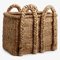 Ovale natuurlijke rotan mand met stijlvolle afwerking, milieuvriendelijk, aanpasbaar, multifunctioneel, modern, rustiek, geschikt voor boerderijkeukens