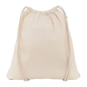 Bolsa de Algodón de Comercio Justo, Mochila Promocional Sostenible para Merchandising - Product Image 1