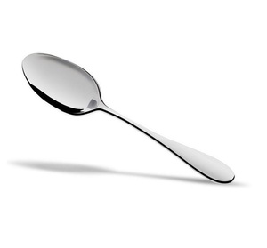 Cuchara de Postre Colorida de Alta Calidad, Cuchara de Metal para Servir, Cuchara de Acero Inoxidable para Servir la Cena con Logotipo Personalizado - Product Image 2