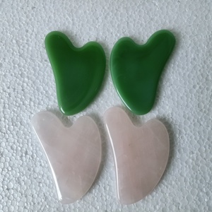 Guasha พลอยธรรมชาติที่กำหนดเองทำจากโรสควอตซ์และอัญมณีหยกเหมาะสำหรับการขายโดยการนวดและศิลปิน - Product Image 6