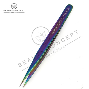 ชุดแหนบแยกและเพิ่มวอลลุ่มแหนบต่อขนตาสีรุ้งแหนบสแตนเลสญี่ปุ่นทนทาน - Product Image 4