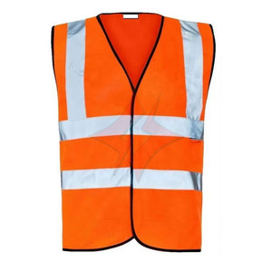 Chaleco de Seguridad ANSI Clase 1 Hecho a Medida, Impermeable, con Reflectores de Alta Visibilidad, Material de Poliéster/Algodón, Colores y Logotipo Personalizados - Product Image 1