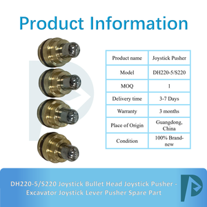 DH220-5 S220 Joystick con cabezal tipo bala y pulsador - Repuesto de pulsador de palanca de joystick para excavadora - Product Image 3