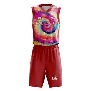 Juego de baloncesto impreso por sublimación de alta calidad, uniformes de baloncesto personalizados para hombres con alta calidad - Product Image 5