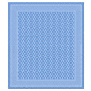 BLOCKS of INDIA Hand Block Print Algodón King Size Sábana Blue Gad Buti-Sábanas ajustadas y planas - Product Image 3