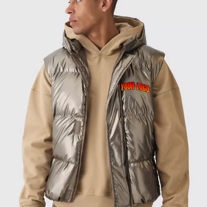 Veste d'hiver de haute qualité sur mesure en gros pour hommes, fermeture éclair, veste matelassée à bulles, veste moelleuse, option taille plus, fabricant direct - Product Image 1