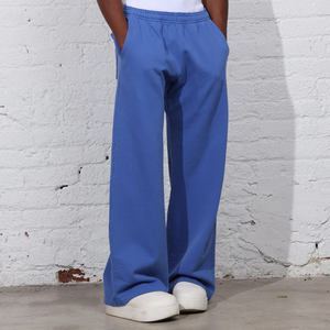 OEM Heavyweight Sweatpants <b>Men</b> 500 GSM Cotton Fleece <b>Jogger</b> Pants Plain Blank <b>Baggy</b> Wide Leg Streetwear Casual Factory Supply - Product Image 2