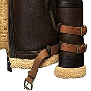 Veste en cuir de vache de haute qualité pour hommes doublure en fourrure de mouton personnalisée veste pour hommes en cuir 100% - Product Image 5