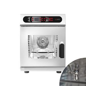 Horno Combinado Eléctrico Comercial - Controles Digitales - 6x GN 2/3 - Diseño Compacto - incl. Sistema de lavado automático y control de temperatura central - Product Image 1
