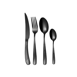 Ensemble de couverts de banquet en acier inoxydable à poignée antique miroir en argent et or pour ensemble d'utilisation de mariage - Product Image 2