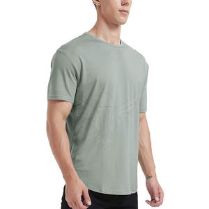 T-shirt tendance pour homme en 100 % coton, col rond, pour un port décontracté et confortable - Product Image 4