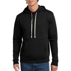 Sweat à capuche pour homme décontracté en coton à manches longues avec cordon de serrage en polaire gaufré Sweats à capuche avec poches - Product Image 3