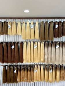 Top produit tendance vietnamien couleur claire naturel cheveux raides fournisseur pas de perte d'emmêlement extensions de cheveux prêt à expédier - Product Image 4