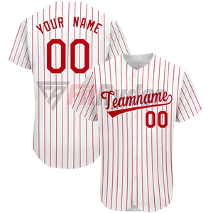 Camiseta de Béisbol Unisex de Secado Rápido y Ligera, Personalizable con Logotipo, para Equipos, Material de Poliéster, Impresión por Sublimación, Cuello en V, Manga Corta - Product Image 5