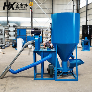 Broyeur et mélangeur vertical de 500 kg/h, conception à haute efficacité pour le traitement des aliments pour volailles, porcs et poulets - Product Image 1