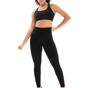 Bon tissu vêtements vêtements de Fitness et de Yoga grande taille femmes survêtement ensemble personnalisé Jogging costumes Gym Fitness ensembles - Product Image 4