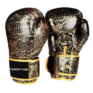 Guantes de Boxeo Personalizados de Cuero Genuino Transpirable con Logotipo Personalizado 2026, Guantes Deportivos de Alta Calidad para Entrenamiento al Aire Libre - Product Image 1